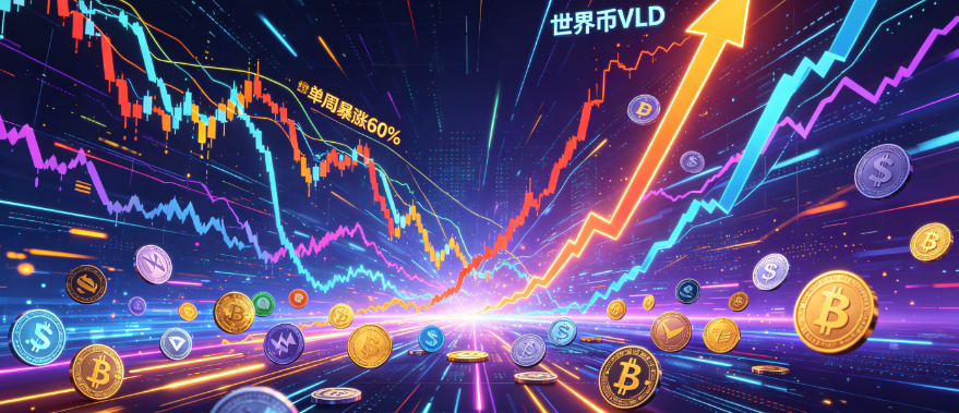 全市场加密币种普跌，世界币WLD单周暴涨60%：后市能否续涨？