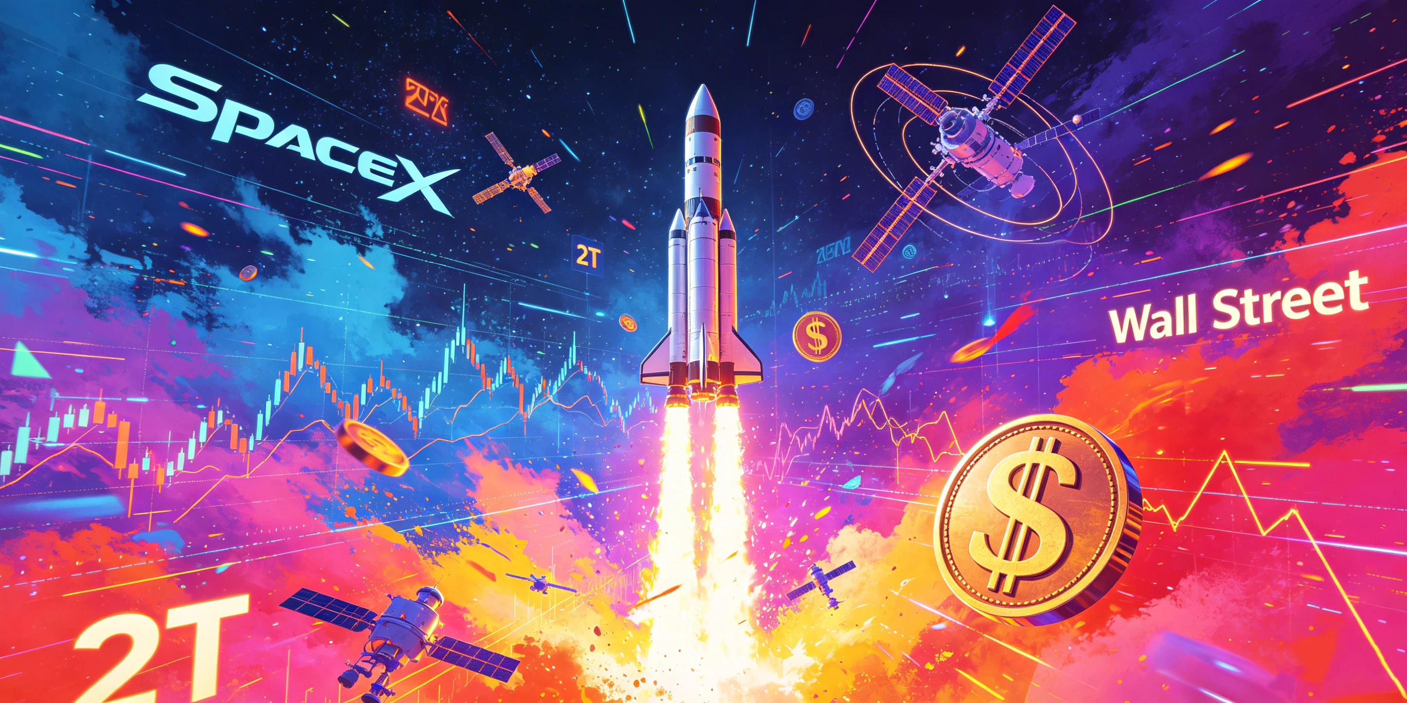 参与SpaceX的2万亿大战吗?你需要先知道华尔街给的这些数字