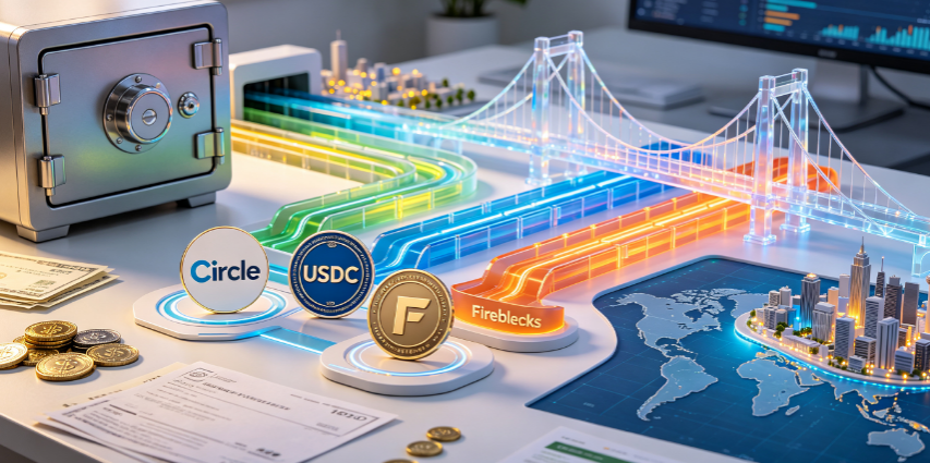 Circle将USDC网关与全球法币兑付服务接入Fireblocks平台