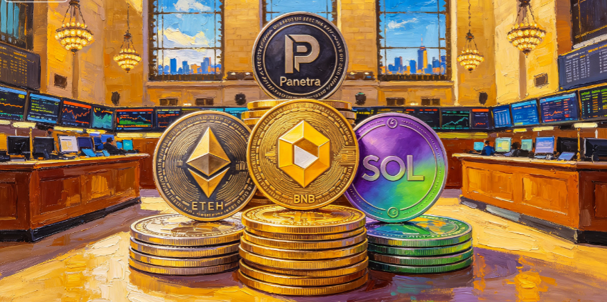 标普联合Pantera推出数字资产指数，ETH、BNB、SOL位列权重前三