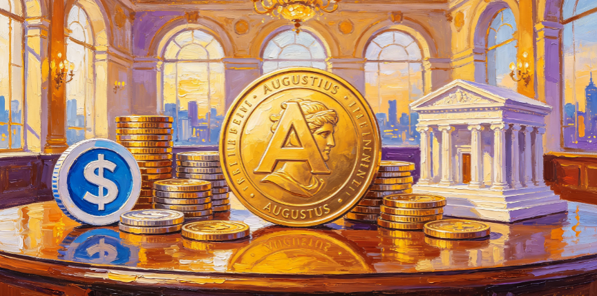 Augustus完成1.8亿美元B轮融资，估值达10亿美元，筹建适配稳定币体系的清算银行