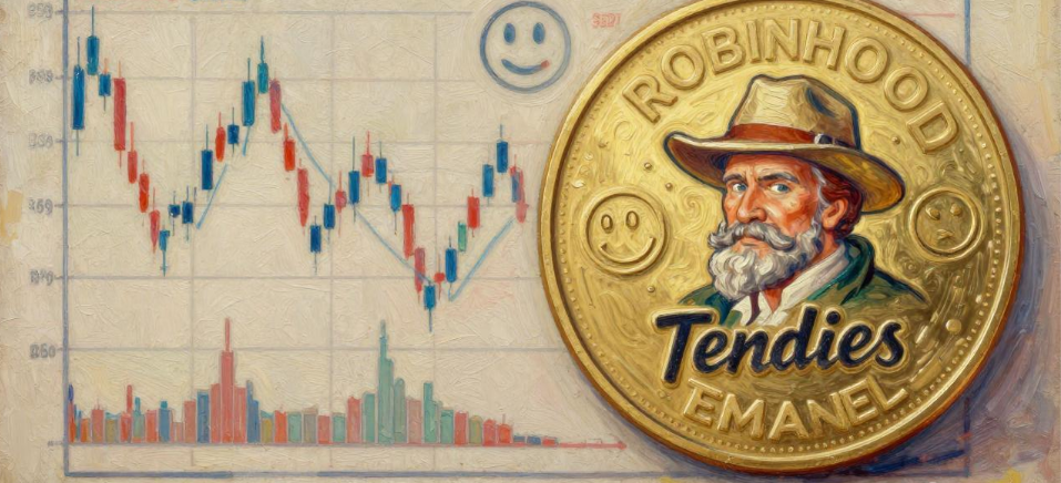 Robinhood Chain Memecoin Tendies在经历爆炸性周涨后下跌
