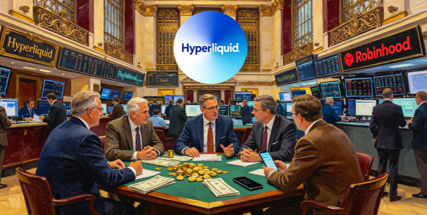 Hyperliquid、Robinhood或将引领加密货币的下一轮牛市，随着DeFi与TradFi融合