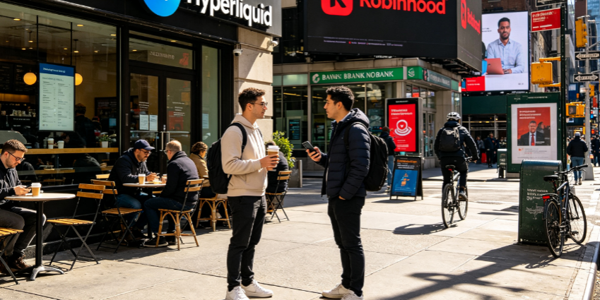 Hyperliquid、Robinhood或将引领加密货币的下一轮牛市，随着DeFi与TradFi融合