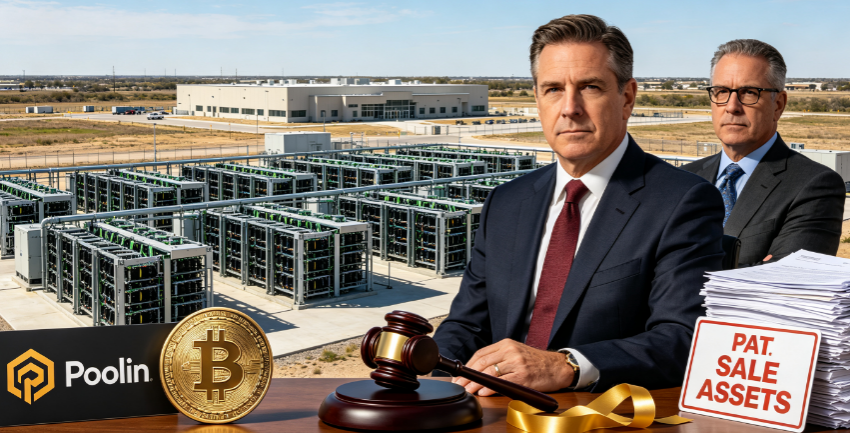 比特币矿企Poolin申请第十一章破产保护，2000万美元报价竞售德州算力园区