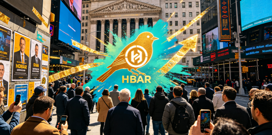 金丝雀HBAR ETF登陆纳斯达克，当前管理规模达4780万美元