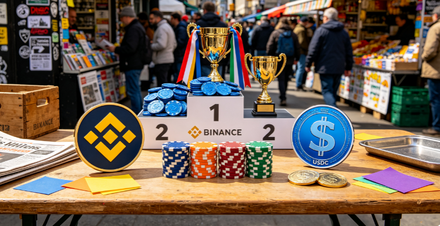 币安推出8月双币投资月度排行榜，头奖奖励5888枚USDC