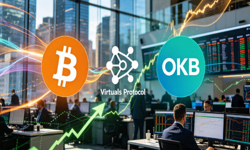 加密市场概览：比特币回吐较温和CPI带来的涨幅——Virtuals Protocol、OKB上涨