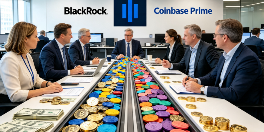 贝莱德向Coinbase Prime执行大量流动性转移