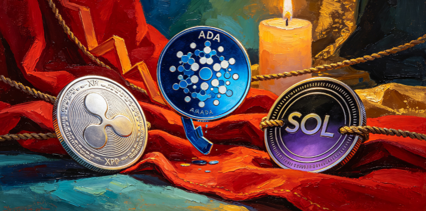 顶级山寨币价格预测：XRP失守1美元，ADA自由落体，而SOL仍受限