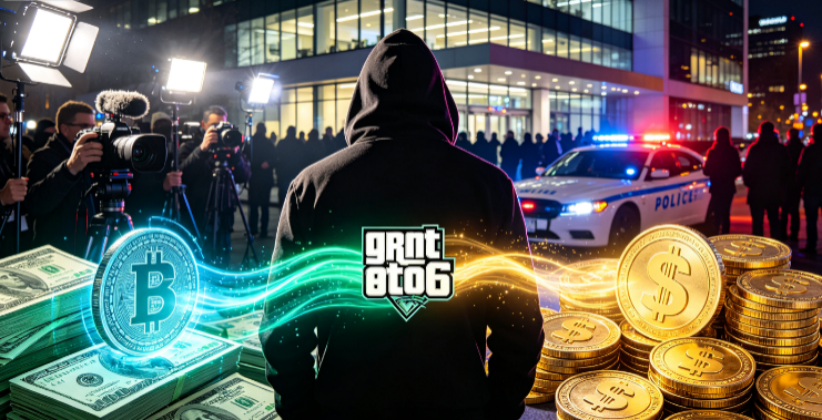 关联《GTA6》泄露事件神秘人物完成35万美元加密资产套现