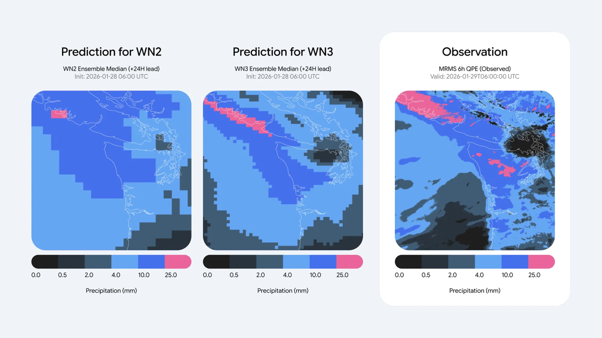 WeatherNext 3接入实时卫星数据：AI天气预报开始按小时刷新