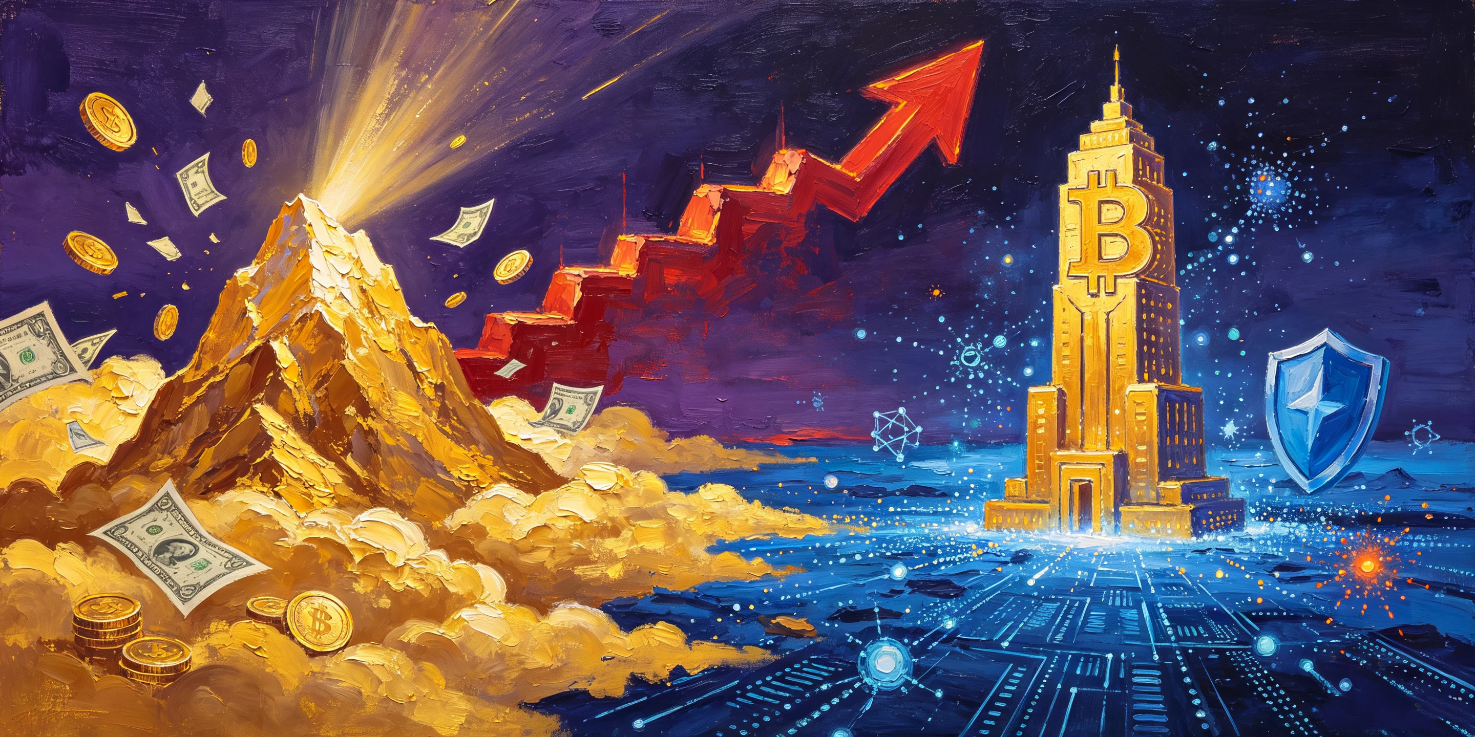 黄金 vs 比特币：债市收益率攀升压制金价，谁才是真正的避险之王？