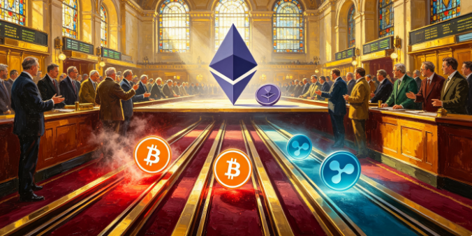 前3名价格预测：比特币、以太坊、瑞波币–BTC回调，ETH停滞，XRP走弱