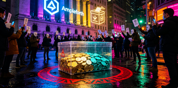Ampleforth54号提案将于周一开启投票，250万美元国库USDC面临风险