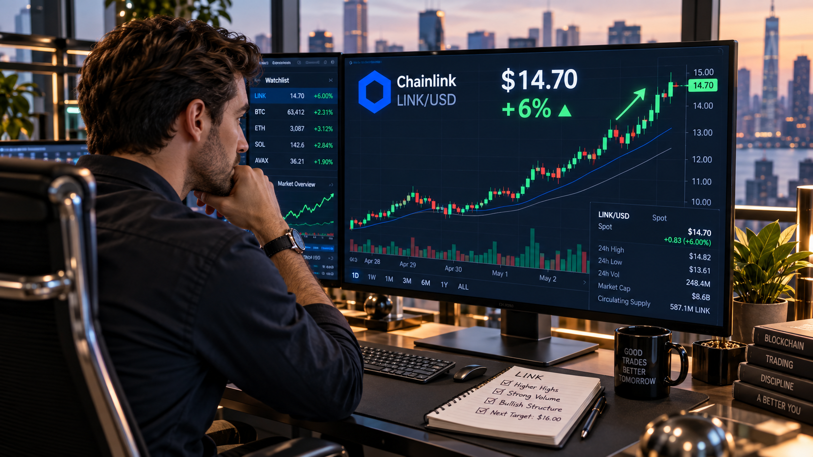 Chainlink 在 CCIP 2.0 上线后上涨 6%，但 15 美元阻力位考验 LINK 反弹