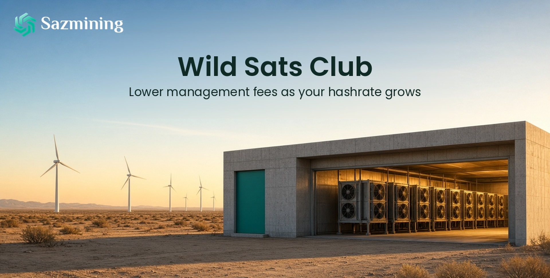 Sazmining 推出 Wild Sats Club 忠诚计划，随客户算力增长下调挖矿管理费