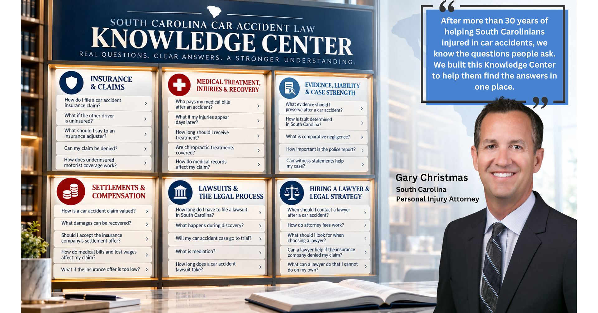 Christmas Injury Lawyers 推出南卡罗来纳州车祸法律知识中心