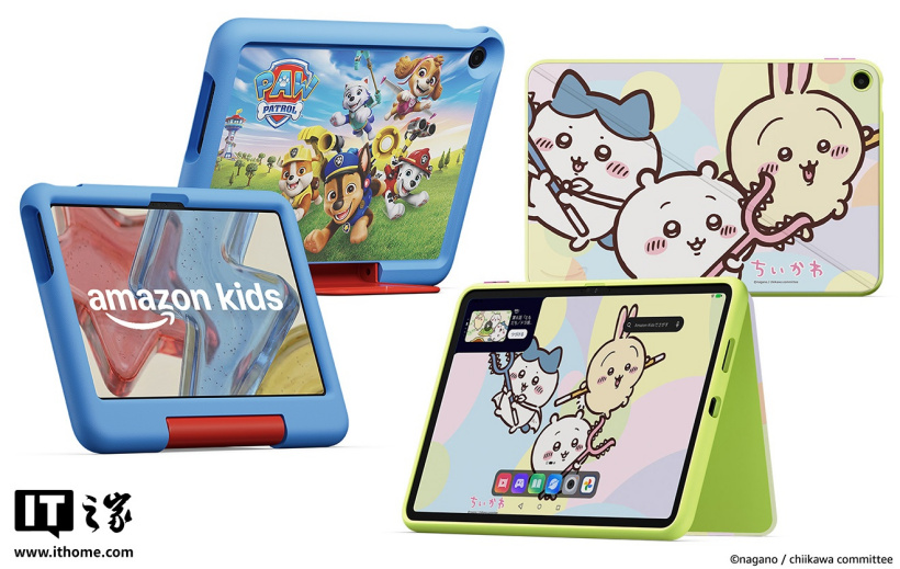亚马逊推出 Kids Tablet 系列平板，首度支持 Google Play 商店