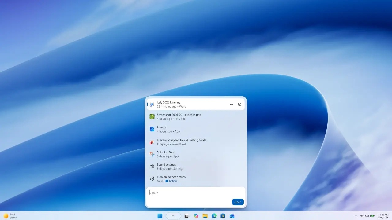 初探 Win11 新版搜索体验：离线也能即时响应，自然语言可直接更改系统设置