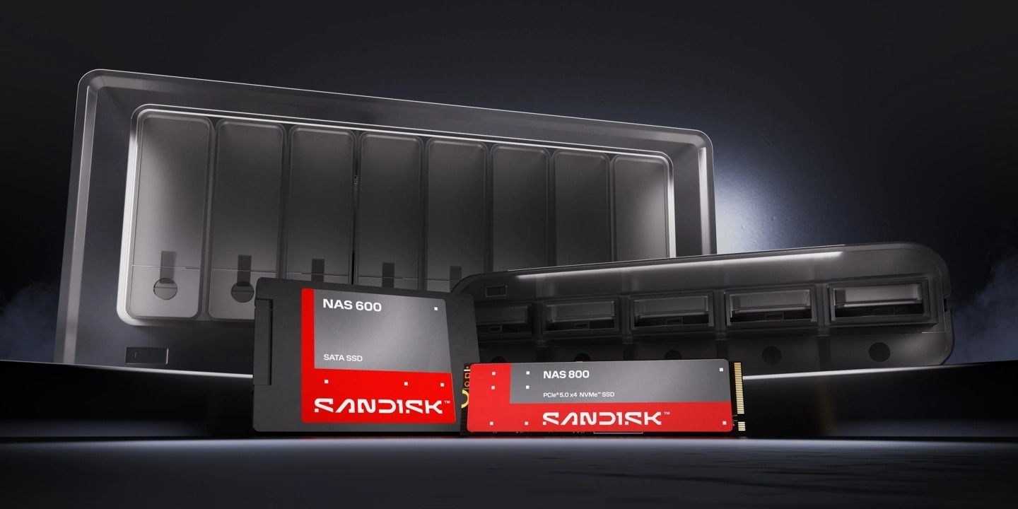 闪迪 NAS 固态硬盘上市，提供 2.5 英寸 SATA 与 M.2 PCIe Gen5 版本