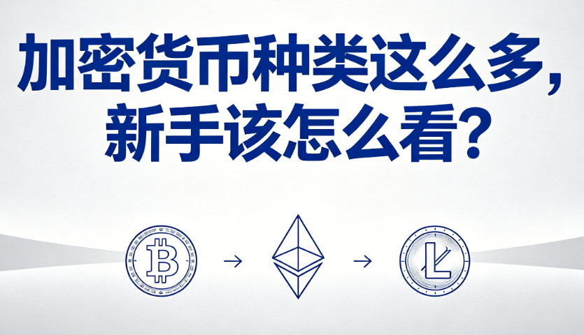 加密货币种类这么多，新手该怎么看?