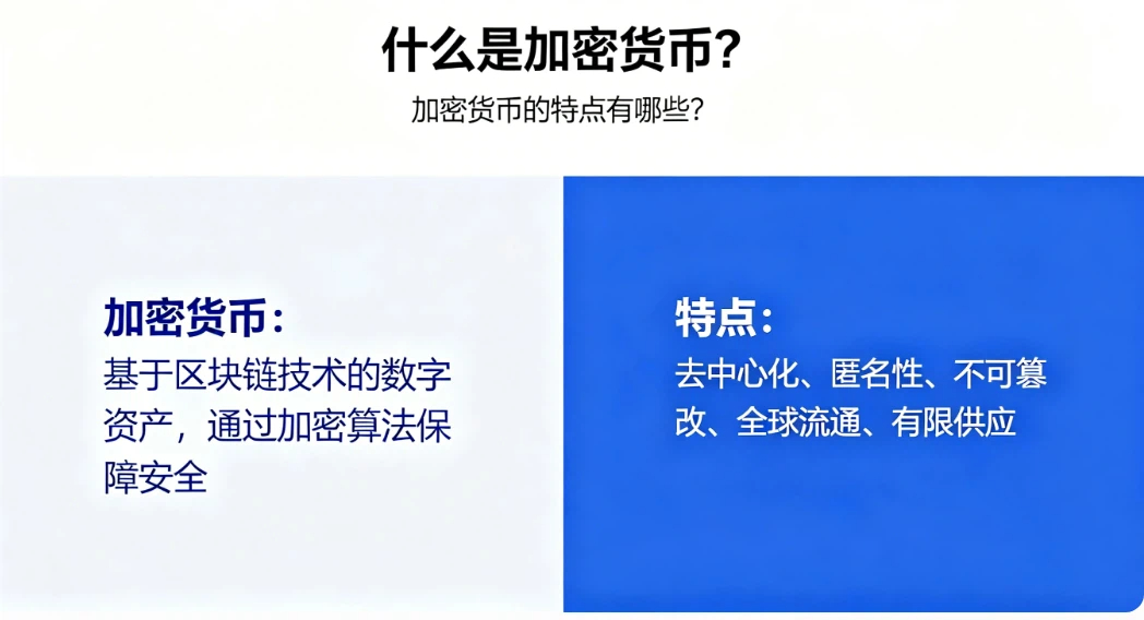 什么是加密货币？加密货币的特点有哪些？