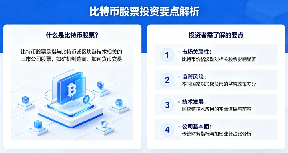 比特币股票是什么？投资者需要了解哪些要点？