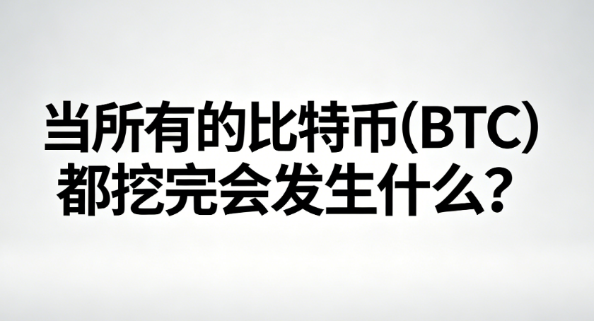 当所有的比特币(BTC)都挖完会发生什么？