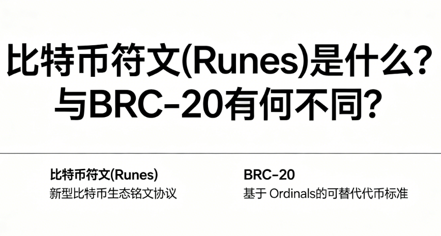 比特币符文(Runes)是什么?与BRC-20有何不同?