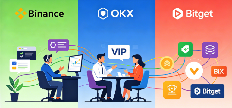 一声“尊贵的VIP”背后，Binance、OKX、Bitget在卷什么服务？