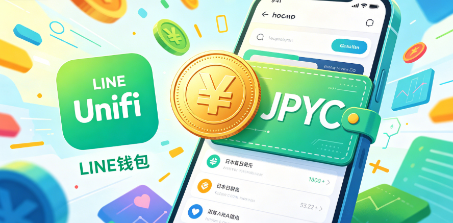 LINE内建Unifi钱包上线，支持日本首发日圆稳定币JPYC