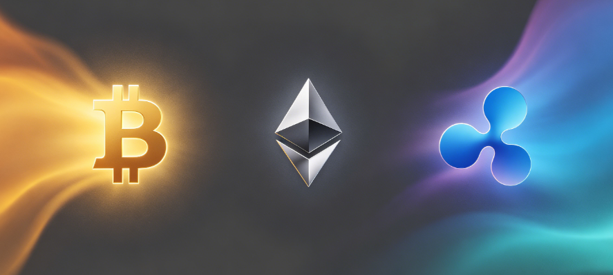 前3名价格预测：比特币、以太坊、瑞波币 – BTC引领温和反弹，ETH停滞，XRP持续承压