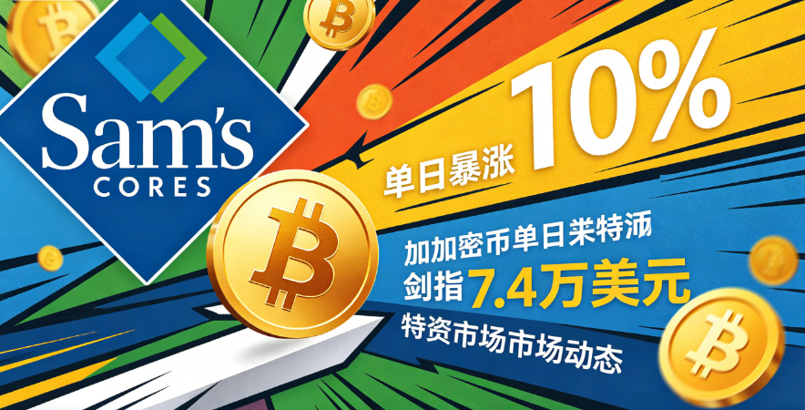 周末观察：Sam Altman背书加密币单日暴涨10%，比特币剑指7.4万美元
