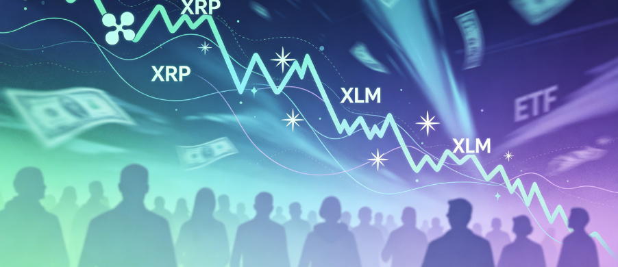 XRP和XLM展望：随着风险厌恶情绪削弱散户需求，ETF资金流入，跌势持续